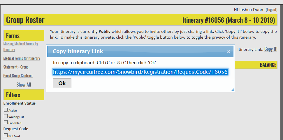 Copy link pop up 5