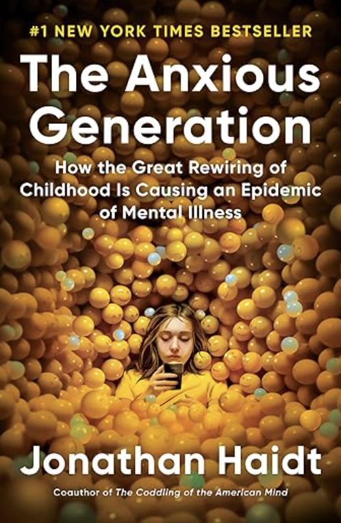The anxious generation, book cover