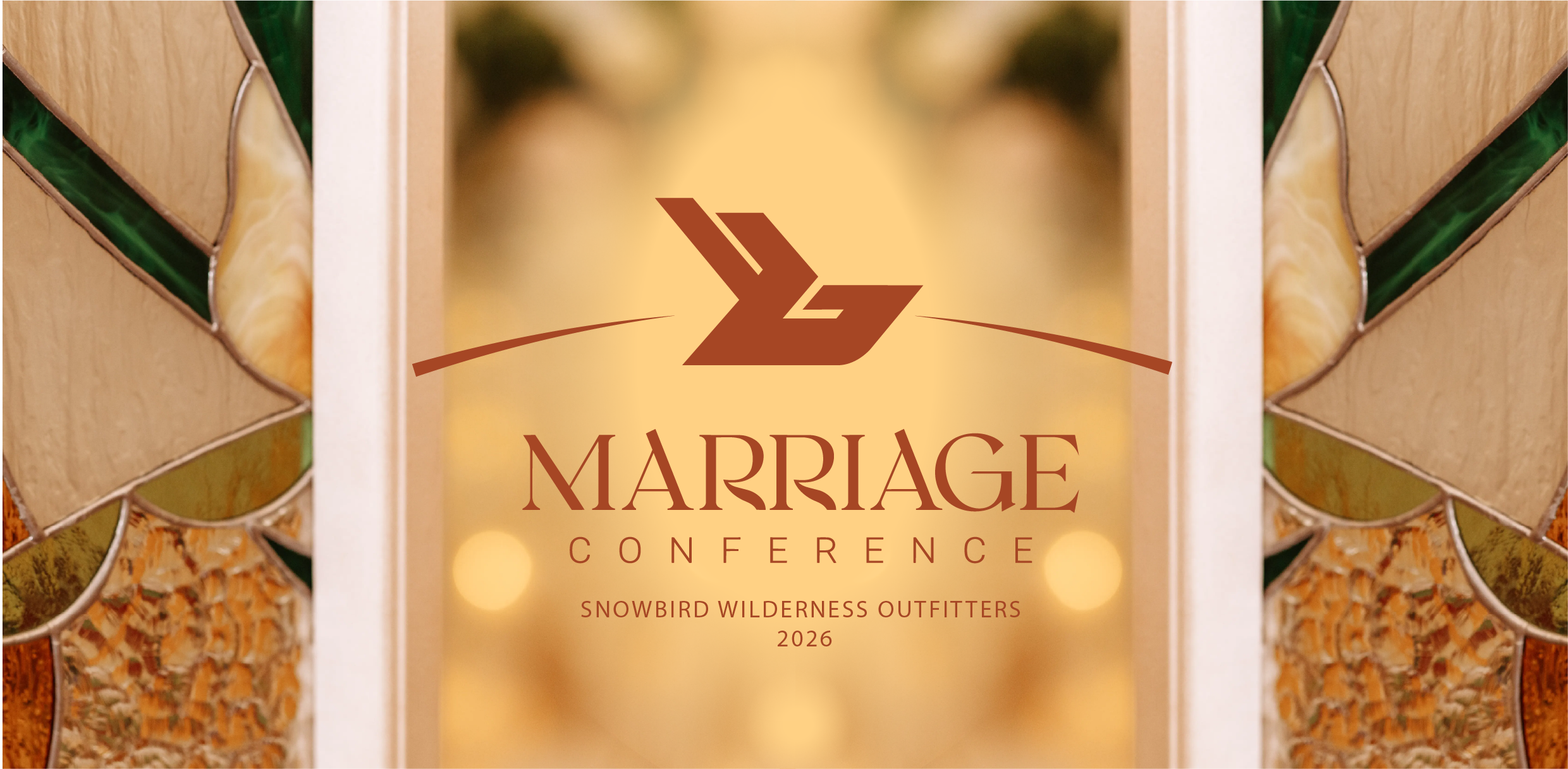 Marriage Conference 1 Snowbird Wilderness Outfitters Marriageconferencestainglasslogo 1 marriage conference
